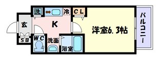 新開地駅 徒歩3分 4階の物件間取画像